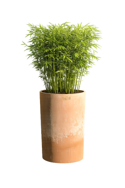 Cylindre en terre cuite moderne Impruneta – design épuré et artisanat toscan